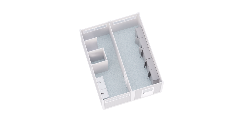 Spogliatoio aziendale 2 - ret. per settori